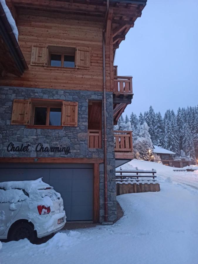 Chalet Charming B And B Les Gets Exteriör bild