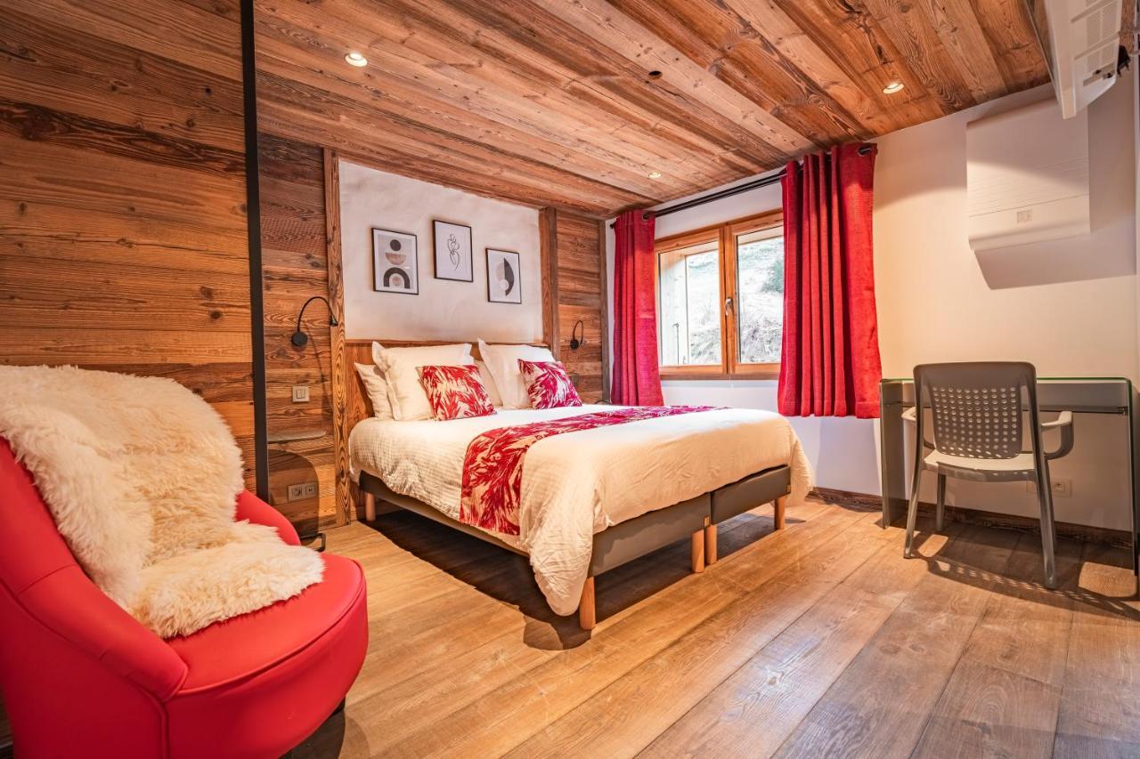 Chalet Charming B And B Les Gets Exteriör bild
