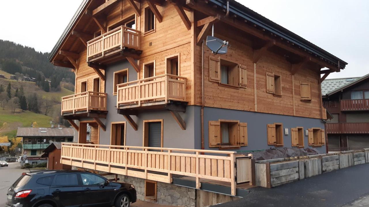 Chalet Charming B And B Les Gets Exteriör bild