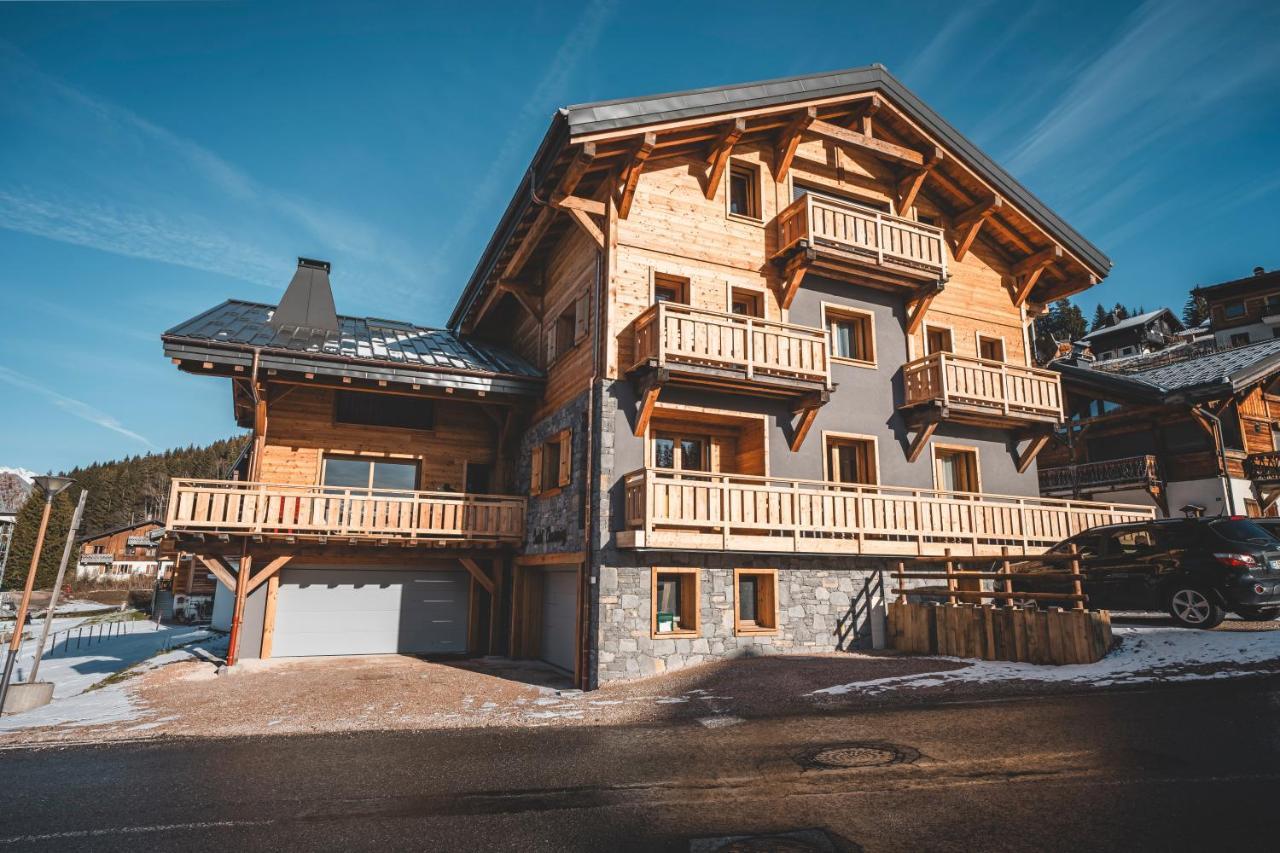 Chalet Charming B And B Les Gets Exteriör bild