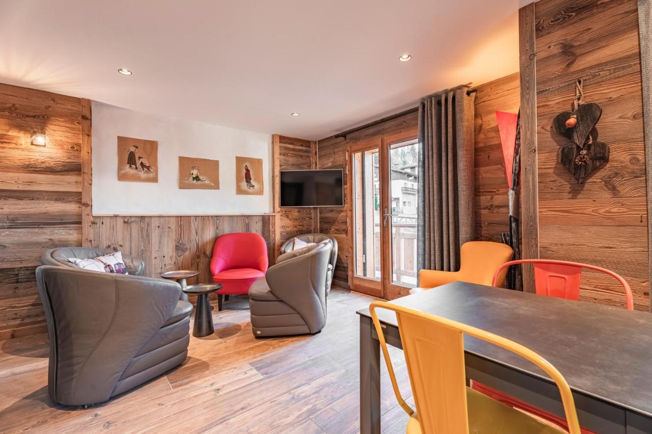 Chalet Charming B And B Les Gets Exteriör bild