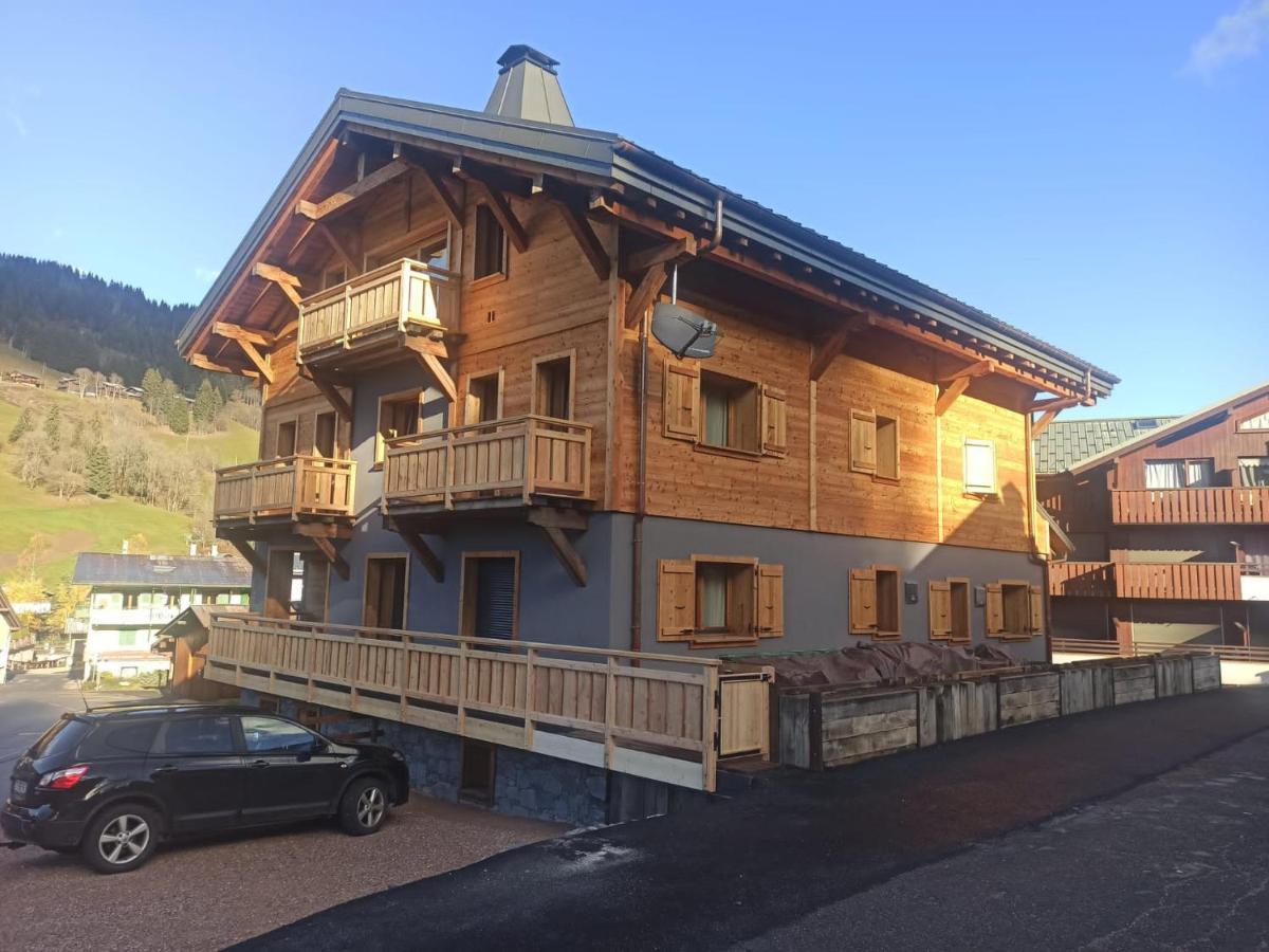 Chalet Charming B And B Les Gets Exteriör bild