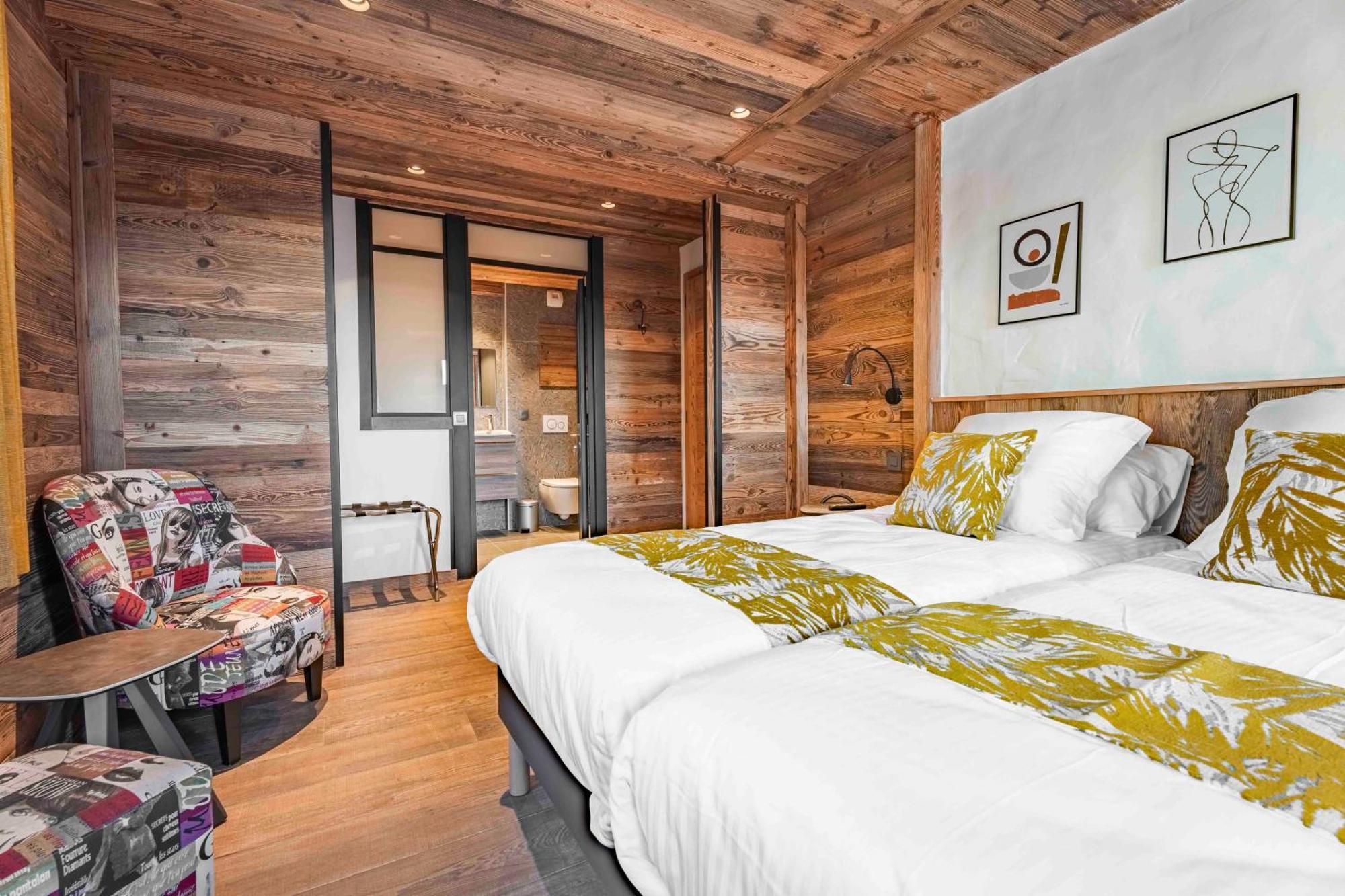 Chalet Charming B And B Les Gets Exteriör bild
