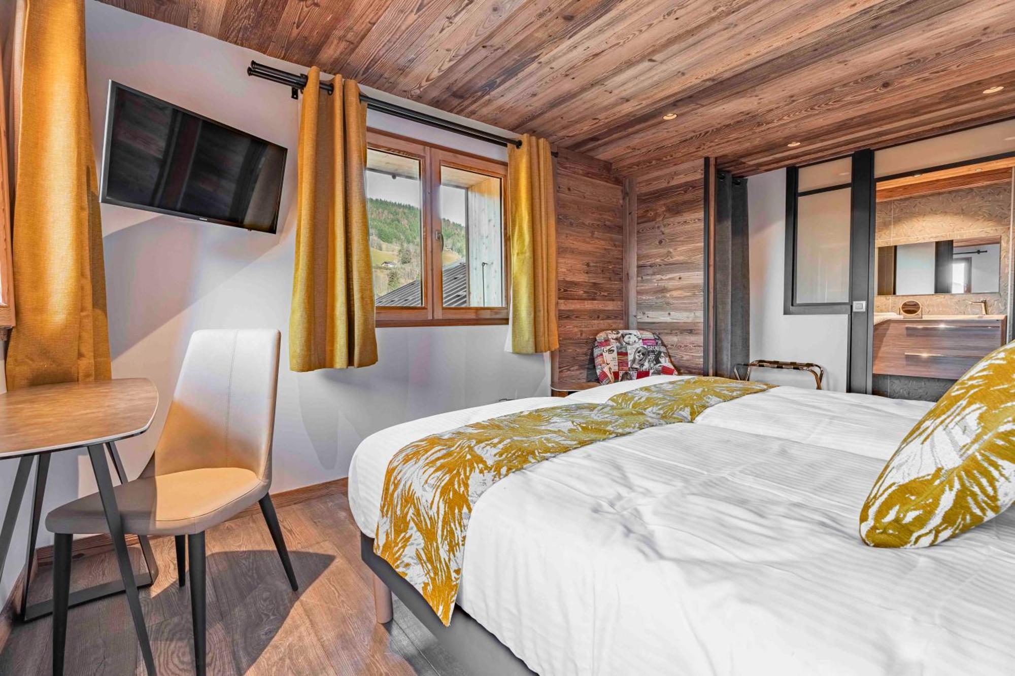 Chalet Charming B And B Les Gets Exteriör bild