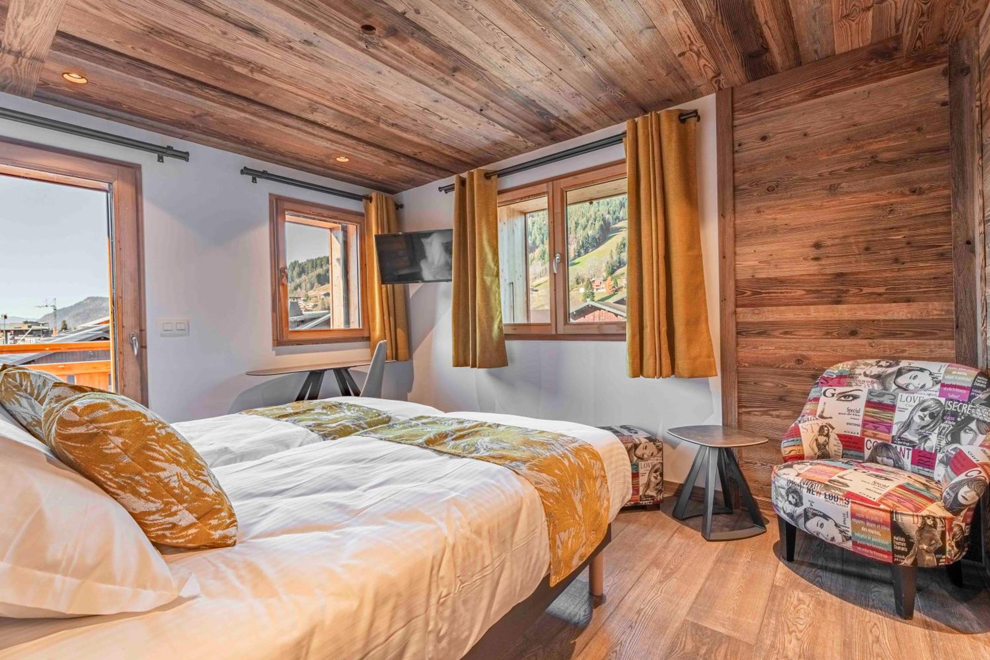 Chalet Charming B And B Les Gets Exteriör bild
