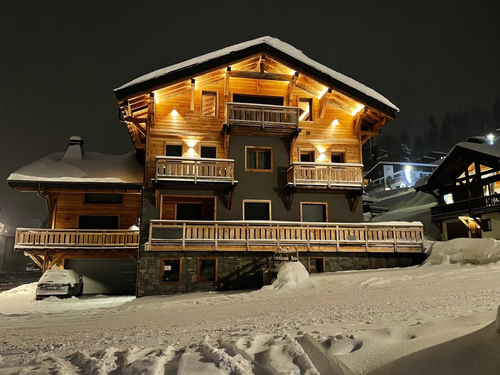 Chalet Charming B And B Les Gets Exteriör bild