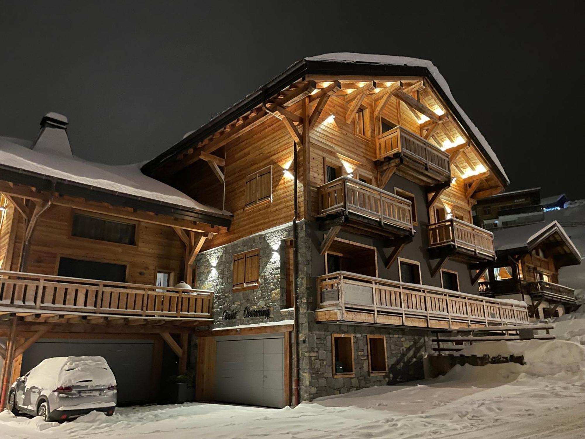 Chalet Charming B And B Les Gets Exteriör bild